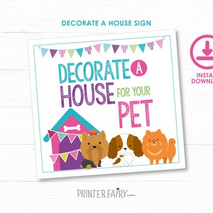 Pet Adoption Party, Puppy adoption party, Puppy birthday, Digital files, 4 prints, Instant download image 3