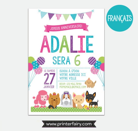 french puppies and kitties invitation pet adoption party puppy