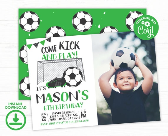 Invitations D Anniversaire Football