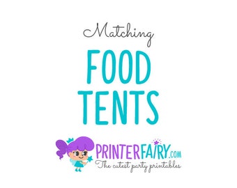 Matching Food tents, Editable food tents