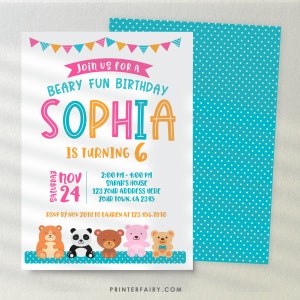 Teddy Bear Invitation, EDITABLE, Bear Invitation, Workshop Invitation, Create a Bear Workshop Invitation, INSTANT DOWNLOAD