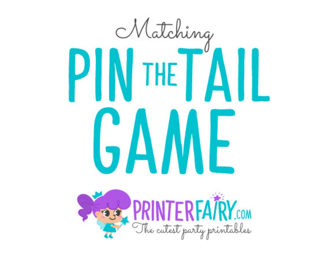 Custom Pin the Tail Party Game, Personalized Theme (printable) Etsy — free download