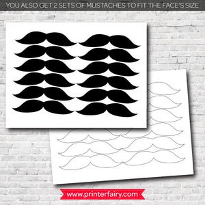 Pin the Mustache Game, Fiesta 1st Birthday, Mexican Birthday Party ...