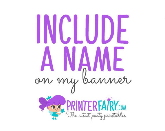 Include a name in your banner. To be purchased with any banner of the shop Il_570xn