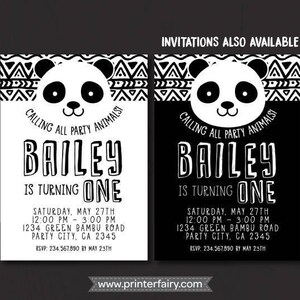 Panda Banner, Panda Birthday Party, Panda Baby Shower, Panda ...