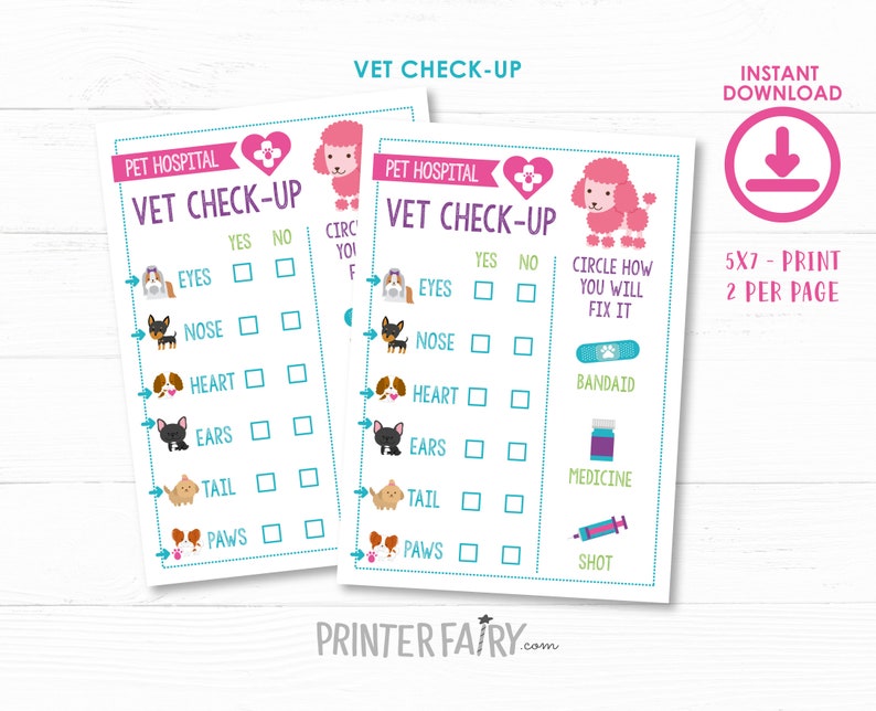 Pet Adoption Station Party Package, Puppy Adoption Party, Puppy birthday, Digital files, 7 1 printable Signs, Instant download image 4