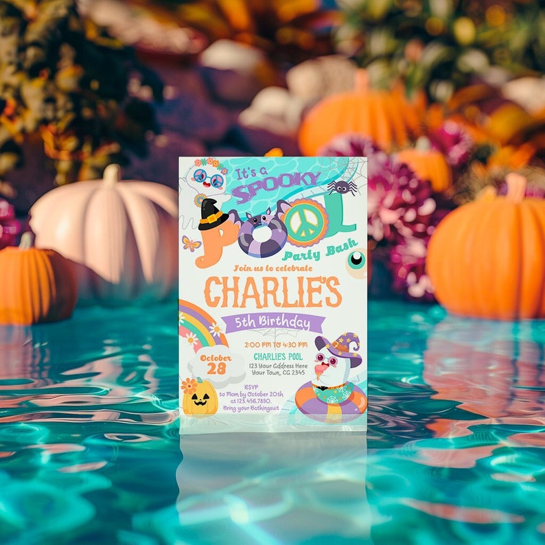 Summerween party invitation