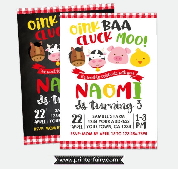 farm animals invitation barnyard birthday invitation farm birthday