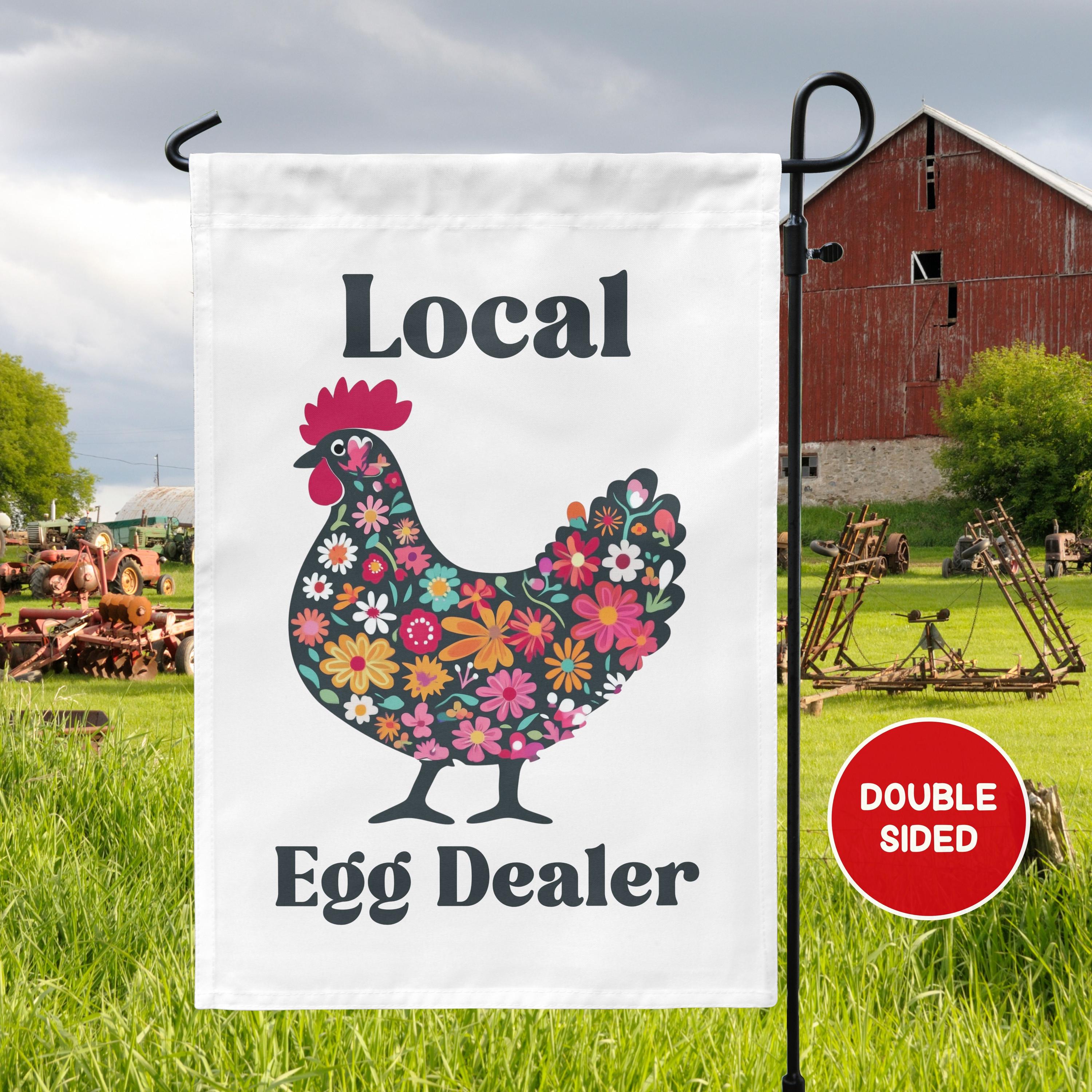 Funny Egg Stand Sign, Farm Fresh Eggs Sold Here Sign, Chicken Coop Sign, Local Egg Dealer, Gift for Chicken Mom, Chicken Gifts, Farm Stand