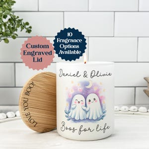 Boos for Life Ghost Candle, You&#39;re My Boo, Spooky Cute Candle, Small Halloween Candle, Fall Candle, Halloween Home Decor, Valentine&#39;s Gift