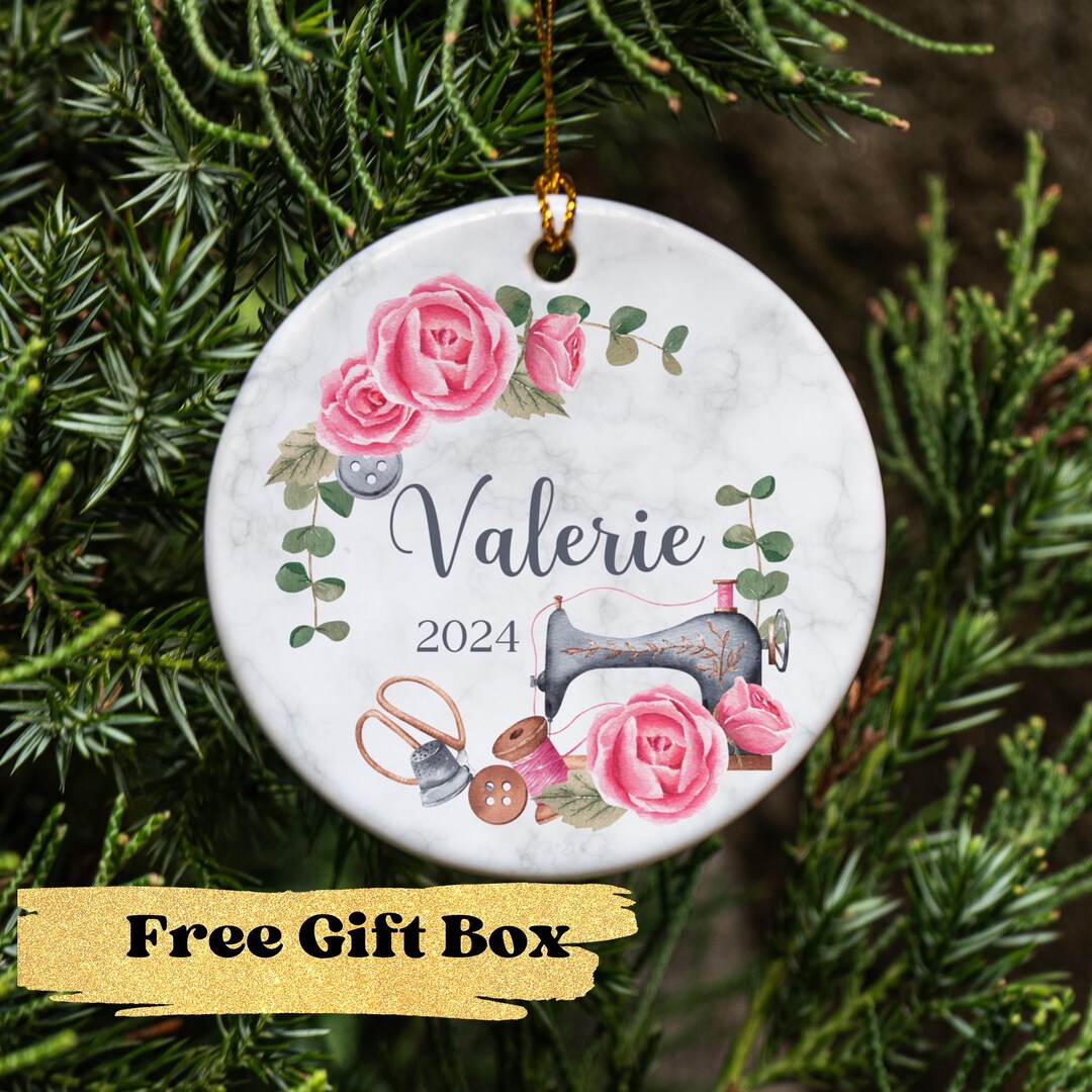 Personalized Quilting Gift, Sewing Christmas Ornament, Quilter Gifts ...