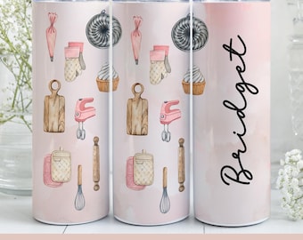 Personalized Baking Tumbler, Coffee Mug, Baking Gifts, Gift for Baker, Foodie Gift, Chef Gift, Mother's Day Gift, Birthday Gift Idea For Mom