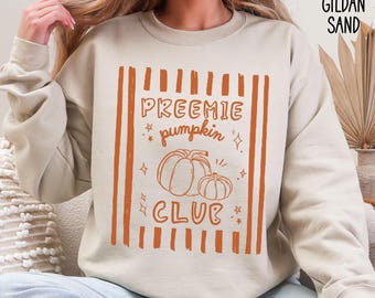 NICU, PEDs, Mother Baby Preemie Nurse Fall Sweatshirt, Neonatal ICU Nurse Shirt, Halloween Nurse Gift, Baby Pumpkin Nurse Tee