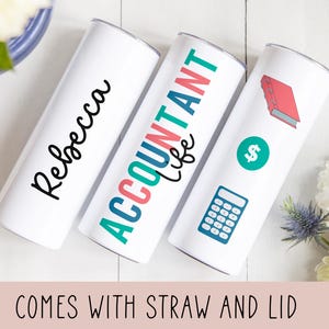 Accountant Gift, Accountant Mug, Accounting Gift, Coffee Tumbler, CPA Gift, Financial Planner, Bookkeeper Gift, Tax Preparer Thank You Gift