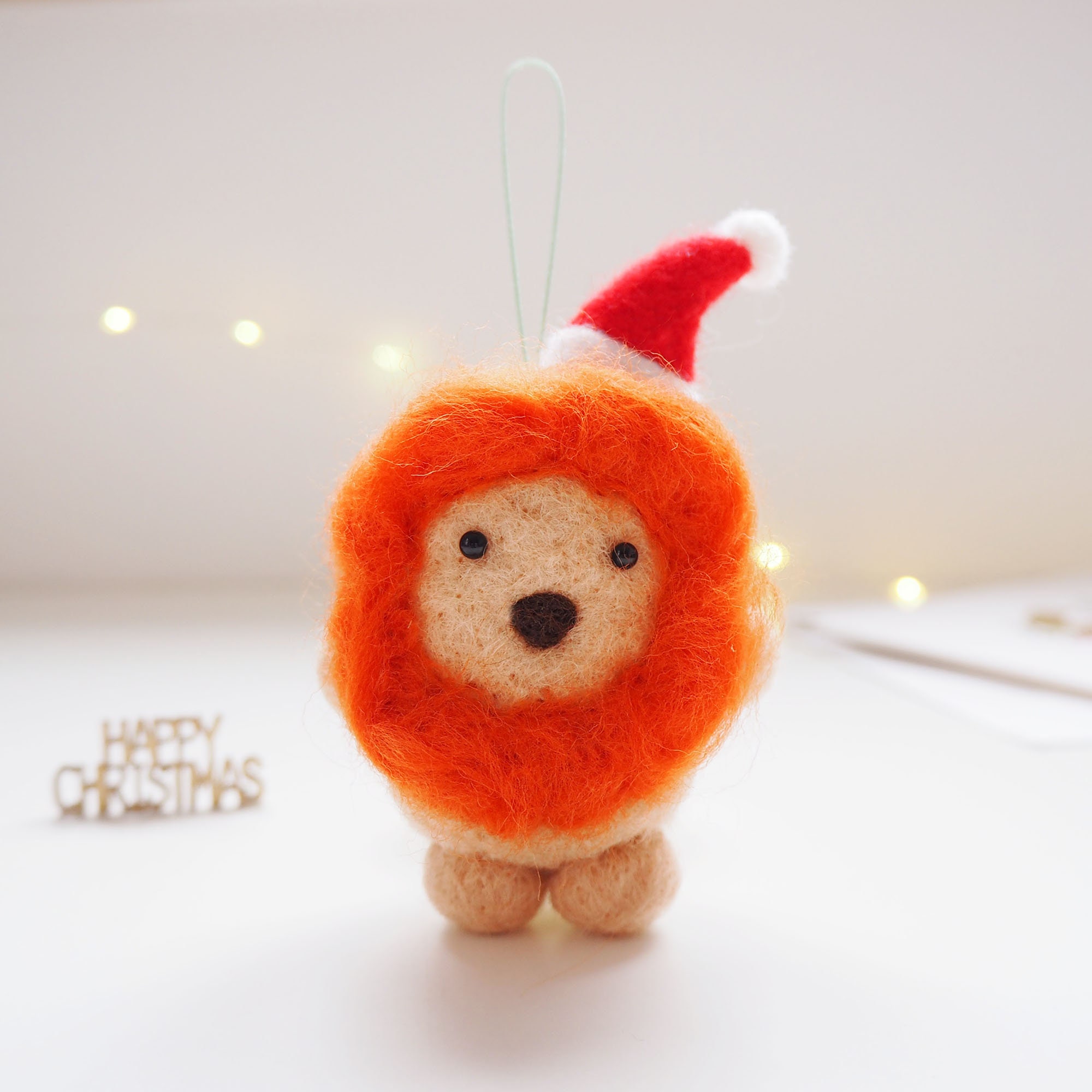 Décoration d'arbre de Noël Lion