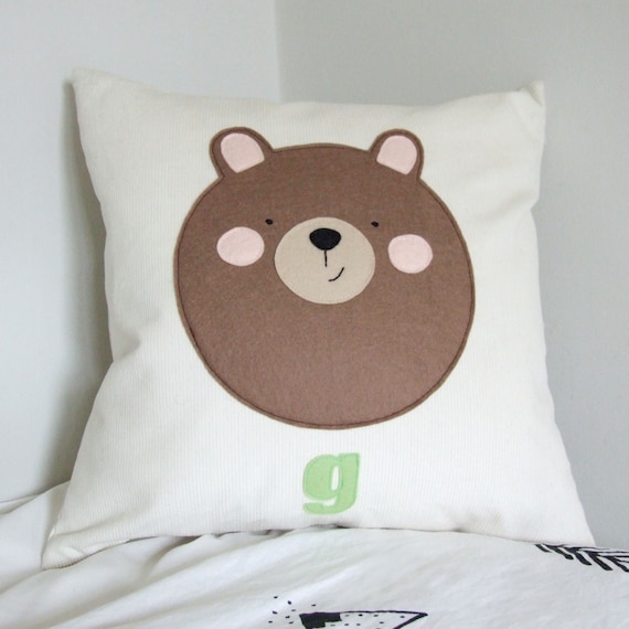 personalised nursery cushion