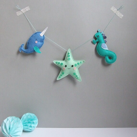 animal garland for nursery