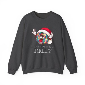 Disco Ball Christmas Sweatshirt