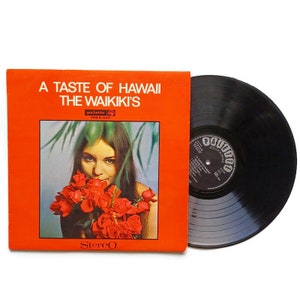 Vintage The Waikiki&#39;s, A Taste of Hawaii LP, Palette Records 1966, Euro Hawaiiana
