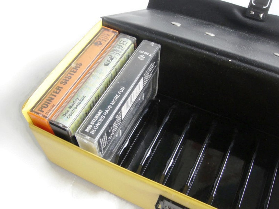 Vintage Cassette Tape Carrying Case Cassette Storage Tape Etsy