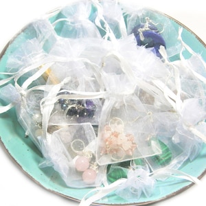 Advent calendar jewelry made of pearls and gemstones, Advent calendar for women