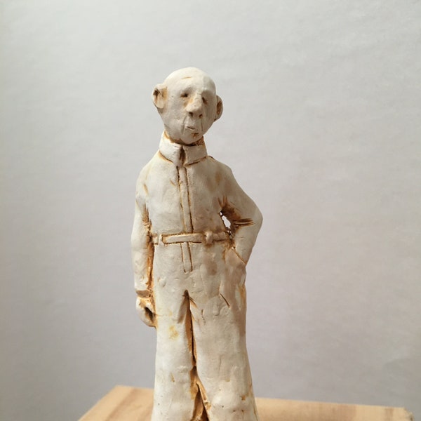 Long Legs: a one of a kind handmade stoneware sculpture