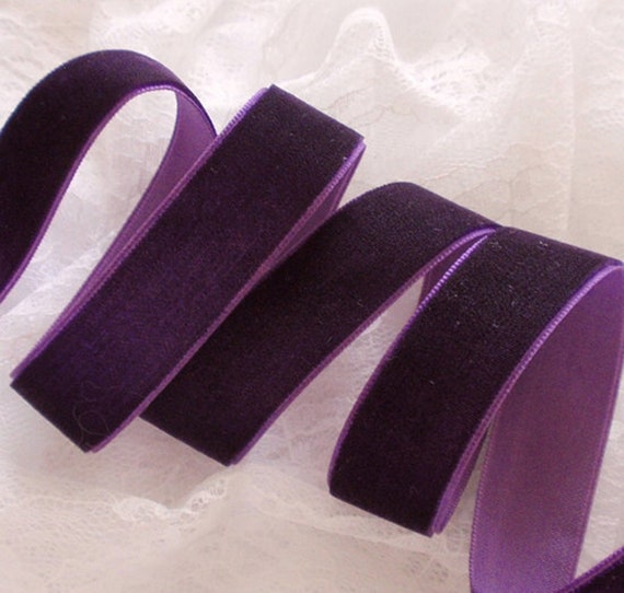 Purple Velvet Ribbon (5/8