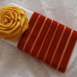 Velvet Ribbon 10 yards in Mandarin Orange (3/8 inch) More Color to Choose R-38-130