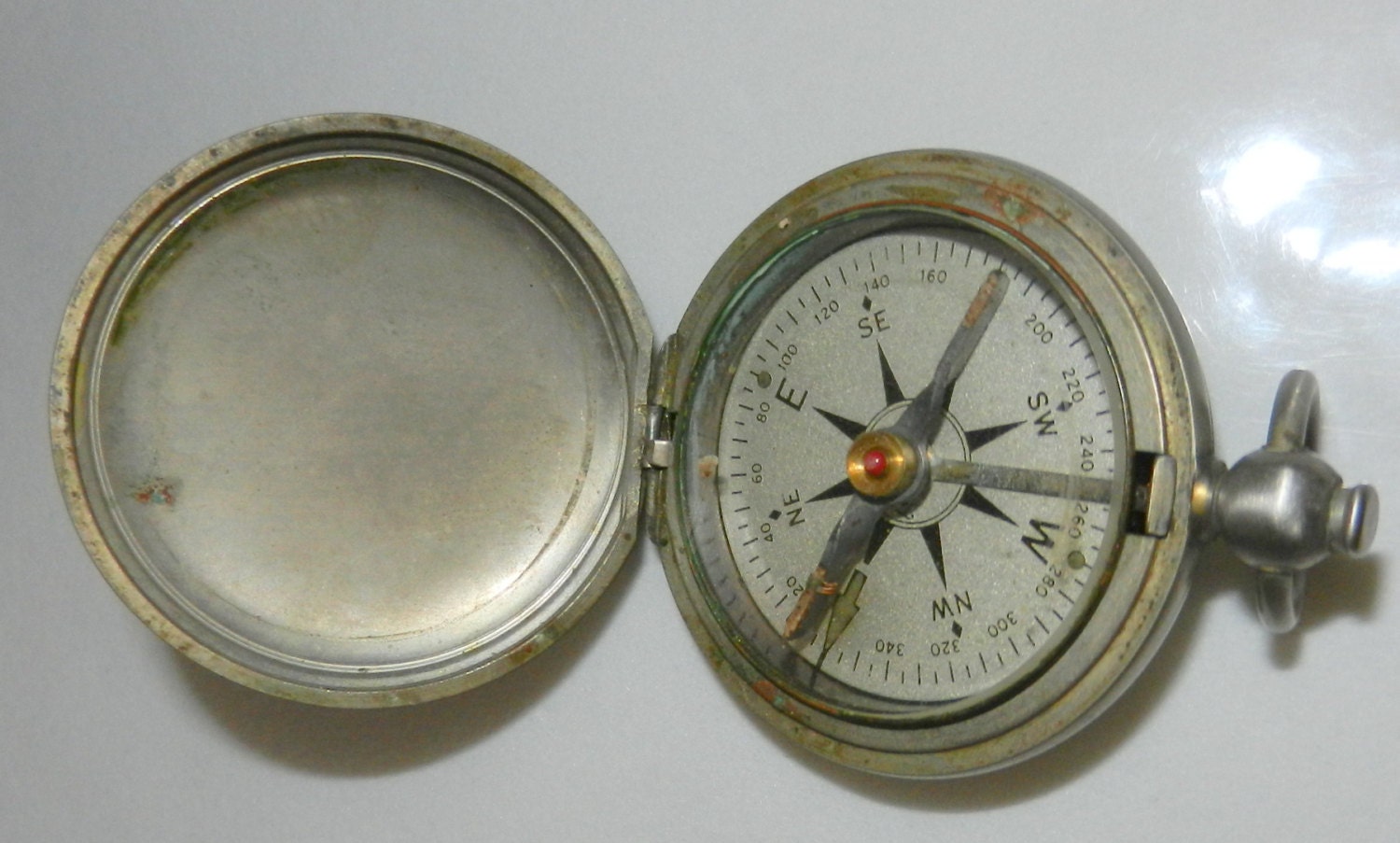 Vintage WWII Brass Pocket Compass U.S.C.E. United States Etsy