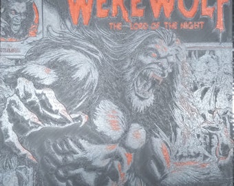 Werwolf Herr der Nacht Comic Buch Cover Kunst