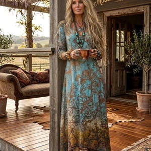 layered western dress Kierstennewman_ on LTK