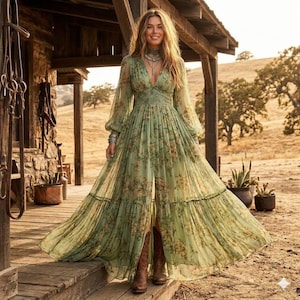 boho western wedding guest dress 70+ Dresses and Cowboy Boots Outfits for Wedding Guests From Casual Barn Weddings to Elegant Venues