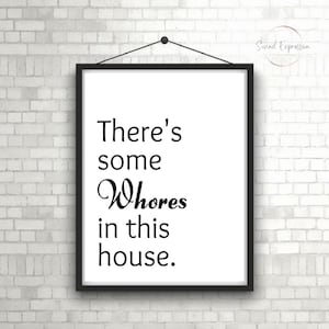 Hip Hop and Rap Song Lyrics and Quotes, Digital Wall Art, Home Decor, Inspiration, Printable Poster - Lyrics Poster