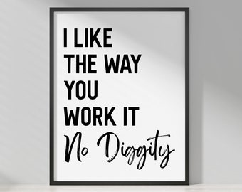 Impresión de cita de hip hop: póster de letra de canción, amante de la música, arte de pared imprimible, descarga digital