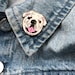 bulldog hard enamel lapel pin | dog pin | pin | enamel pin | pin game | lapel pin | gift idea | graduation gift | dawg fans | bulldog 