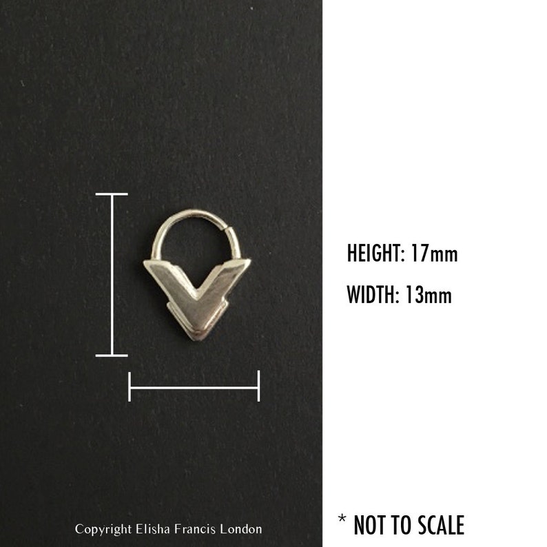 KALIFA Sterling Silver Septum Ring Tribal Septum Ring Unisex Septum Ring Septum Jewelry 181614 Gauge Septums Silver Septum