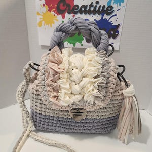 Bolso/cartera de lujo de crochet hecho a mano
