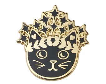 Empress Cat Enamel Pin -  cat pin - tarot card pin - tarot pin - cat tarot - cat tarot enamel pin