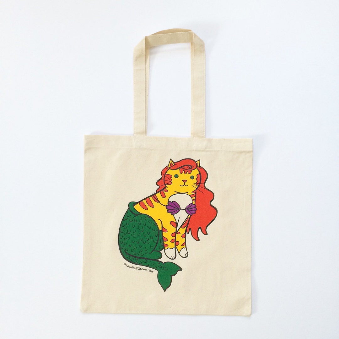 Cat & Jack swim like a mermaid tote beach bag kids