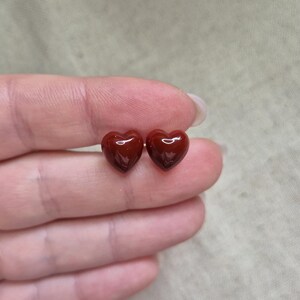 Heart studs,  heart earrings.
