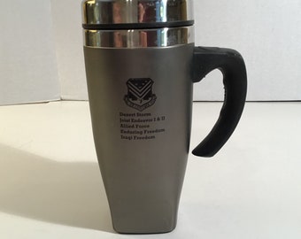 Travel Mug–Operation Desert Storm –Insulated Stainless Steel