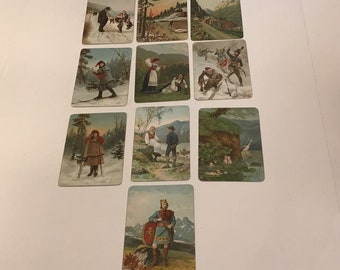 Lot of 10 Eneret J. F. Art Postcards