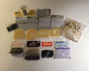 Beading Materials Faux Pearls, Glass Beads, etc. Most New In Package