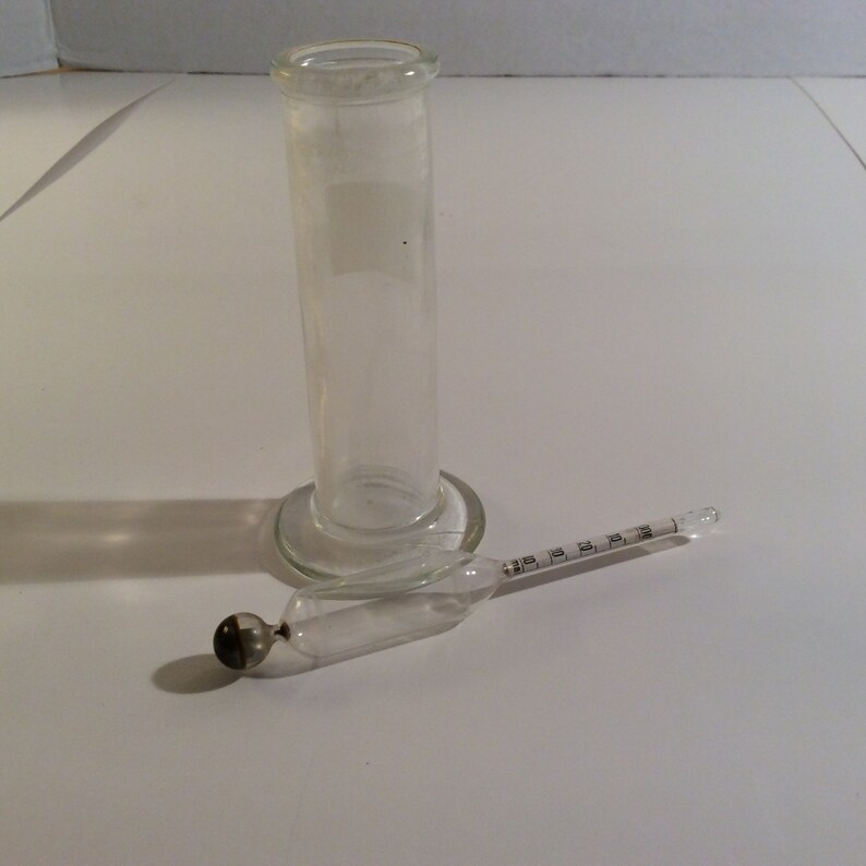 Hydrometer / Urinometer with Glass CylinderMedical Etsy