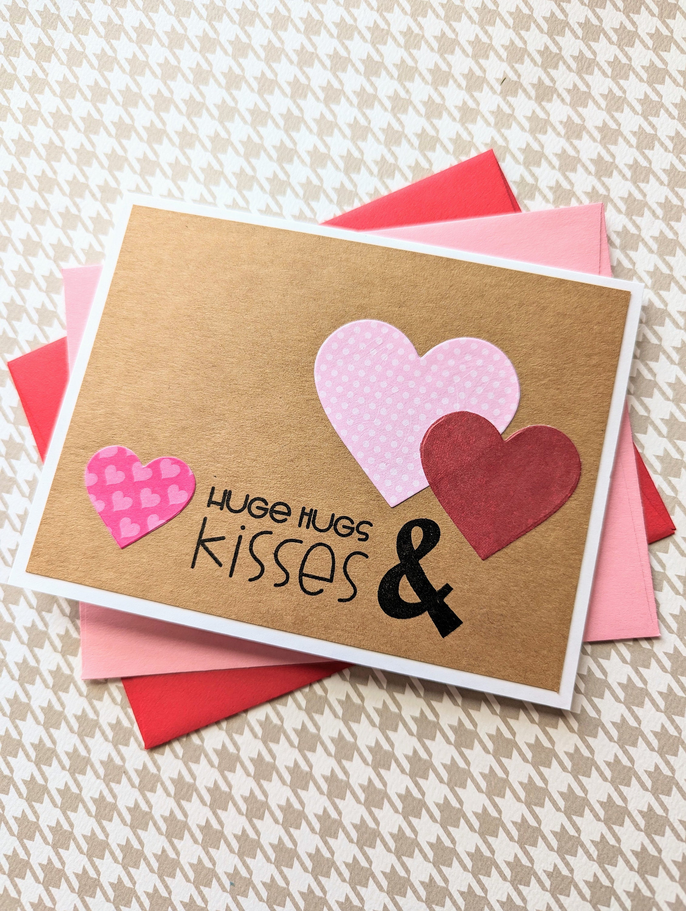 Handmade Valentine Set, Valentine Cards, Valentines Cards, Valentines