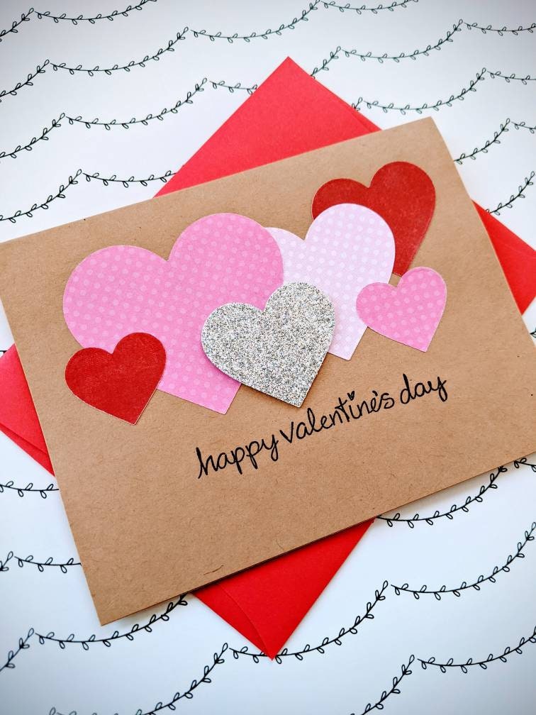 Heart Valentine Card Set, Heart Valentine, Handmade Valentines, Handmade  Card Set, Pretty Valentines, Valentines Day Hearts, Valentine -  Canada