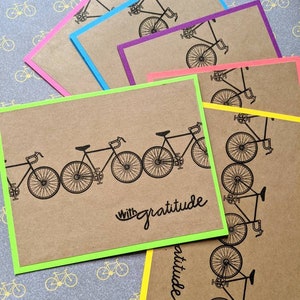 Bike Thank You Cards - Bike Cards - Thank You Cards Pack - Bike Wedding Thank You Cards - Bike Card Pack - Bicycle Thank Yous - cycling