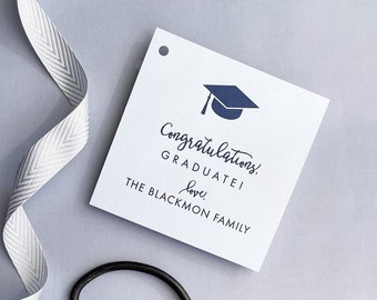 PRINTED graduation gift tags, SET OF 24