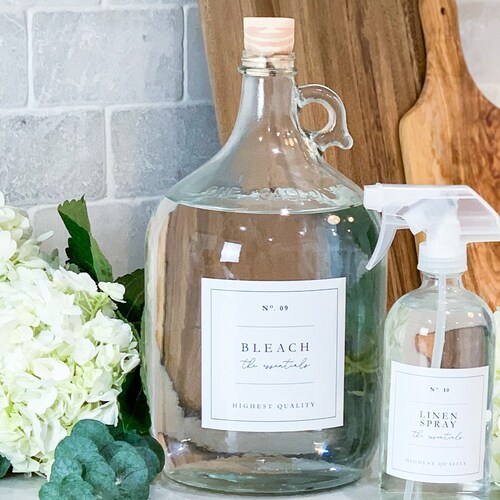 Laundry Supplies Home & Living Laundry Room Decor Fabric Softener Label