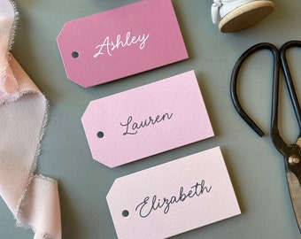 Personalized Wedding Gift Tags, Custom Name Tags